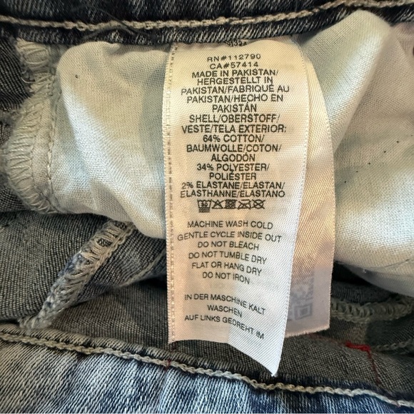 True Religion Jennie Curvy Size 26 Mid Rise‎ Super Skinny - Picture 6 of 6